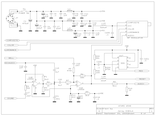 Fixing an Atari 65 XE
