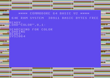 c64 with red border