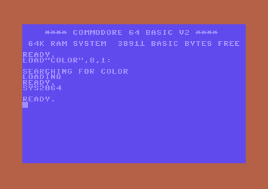c64 with red border